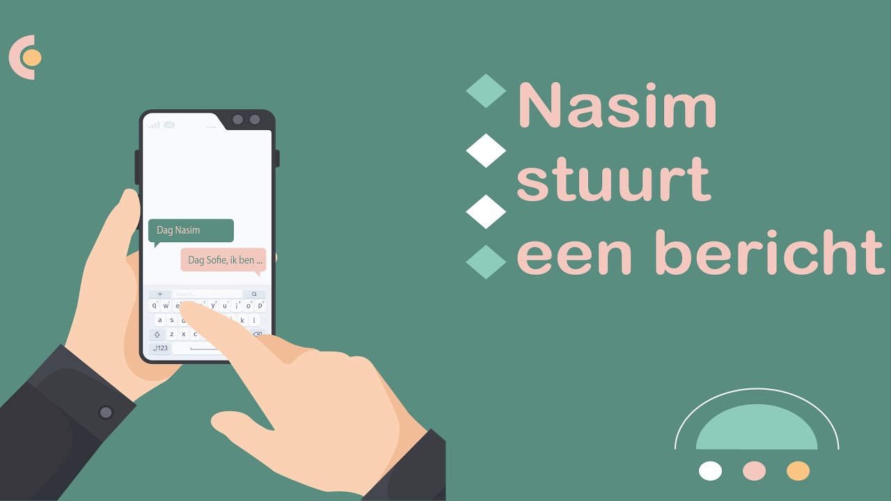 Nasim (2) stuurt een bericht (#NT2, #learndutch, Breakthrough, A1, 1.1, Waystage, A2, 1.2)