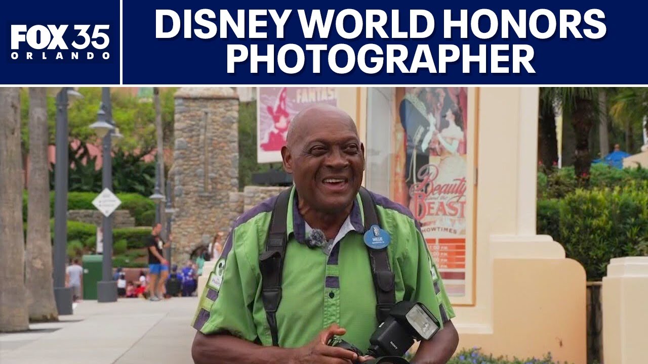 Viral Walt Disney World photographer honored with award
