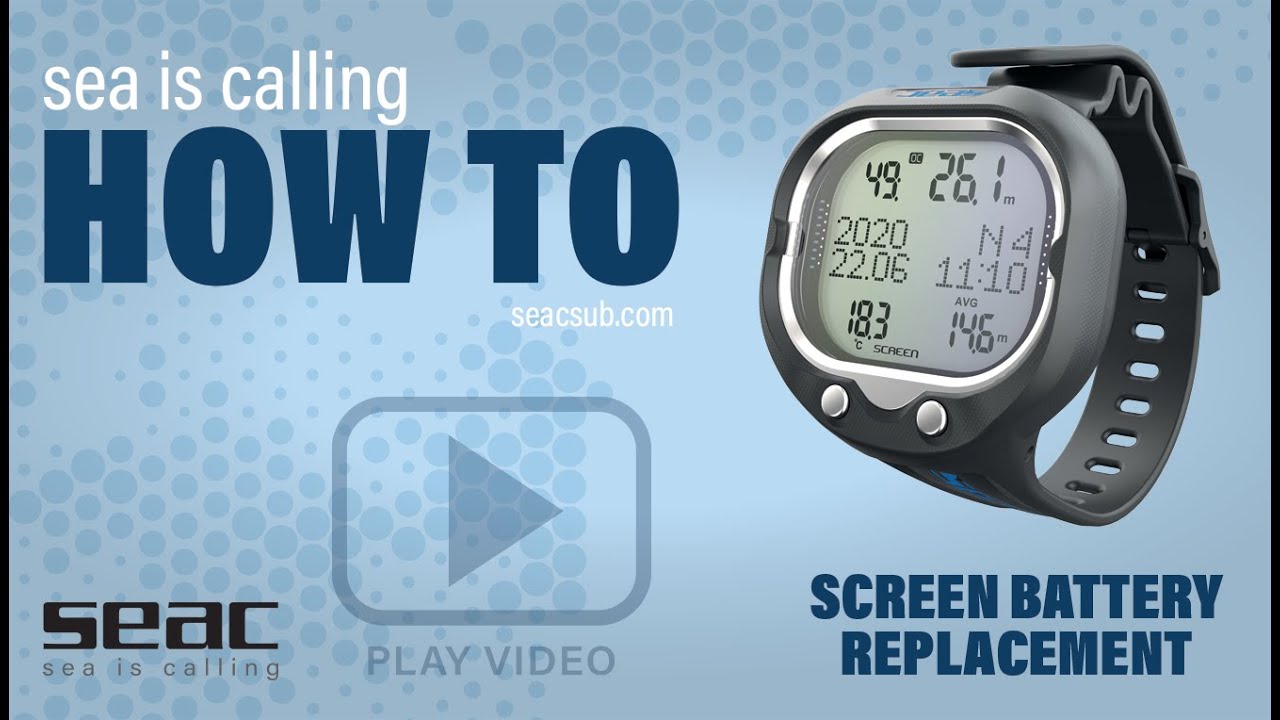 SEAC - How to replace SCREEN battery