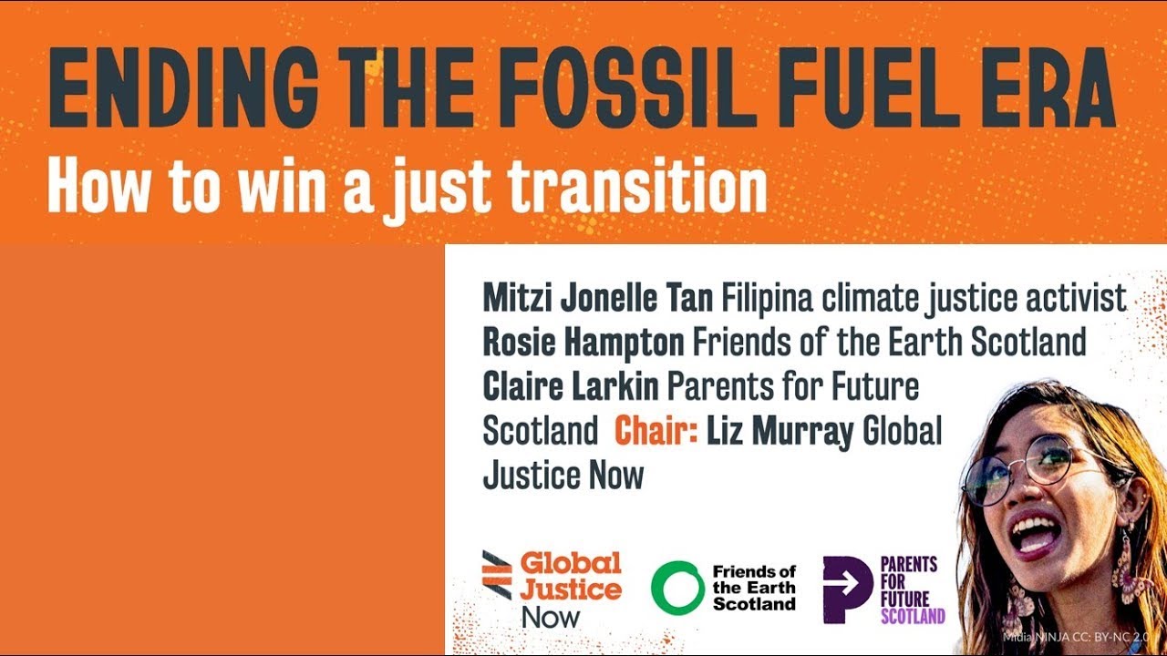 Live from Dundee: Ending the fossil fuel era - how we win a just transition