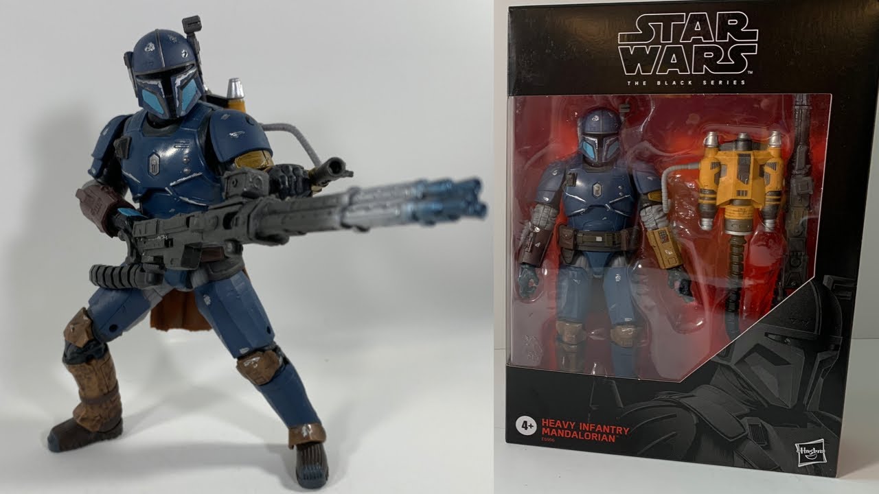 Обзор эксклюзивной фигурки Star Wars Black Series Heavy Infantry Mandalorian от Best Buy.