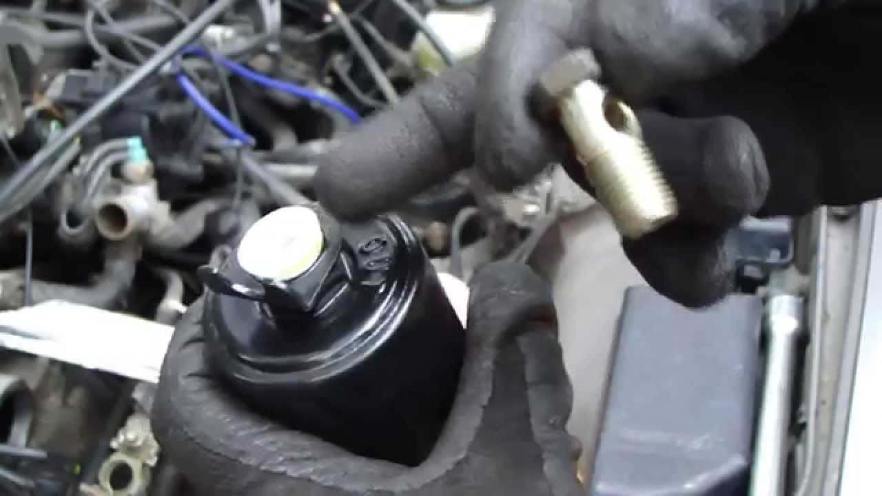 How to replace fuel filter Toyota Camry. 2.2 liter engine. Years 1991 to 2002.