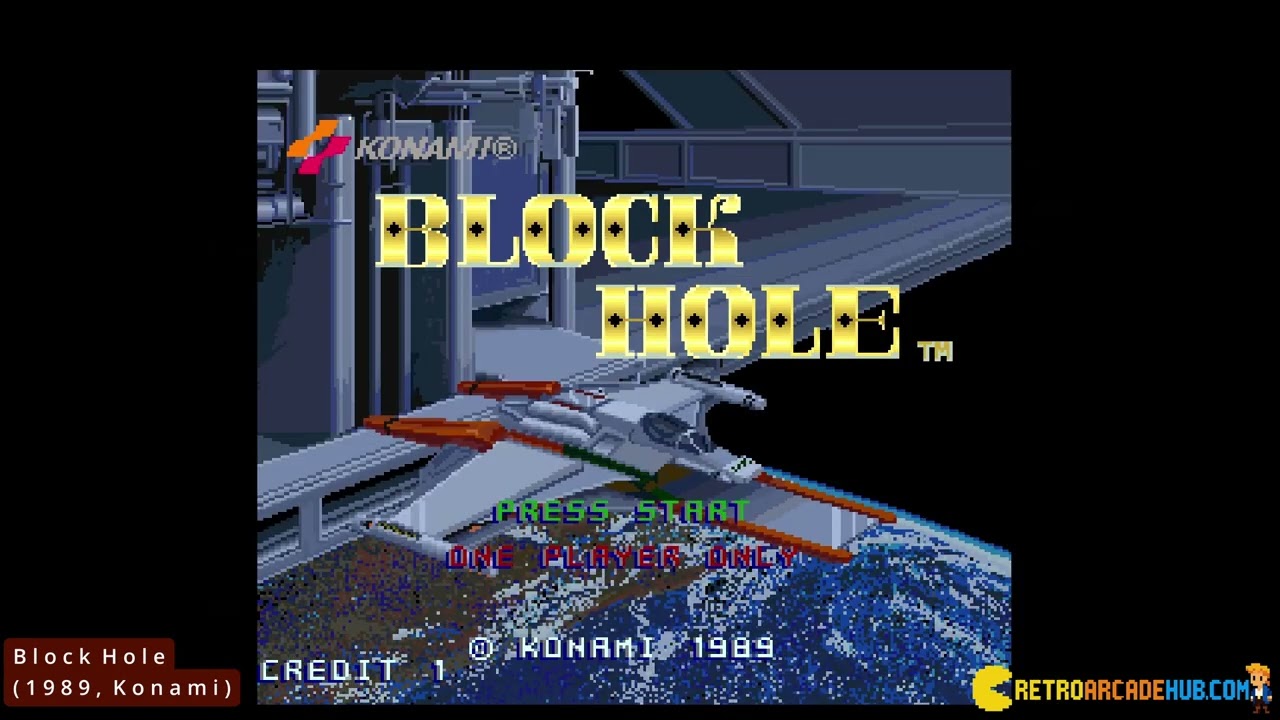 Block Hole (1989, Konami) for ARCADE