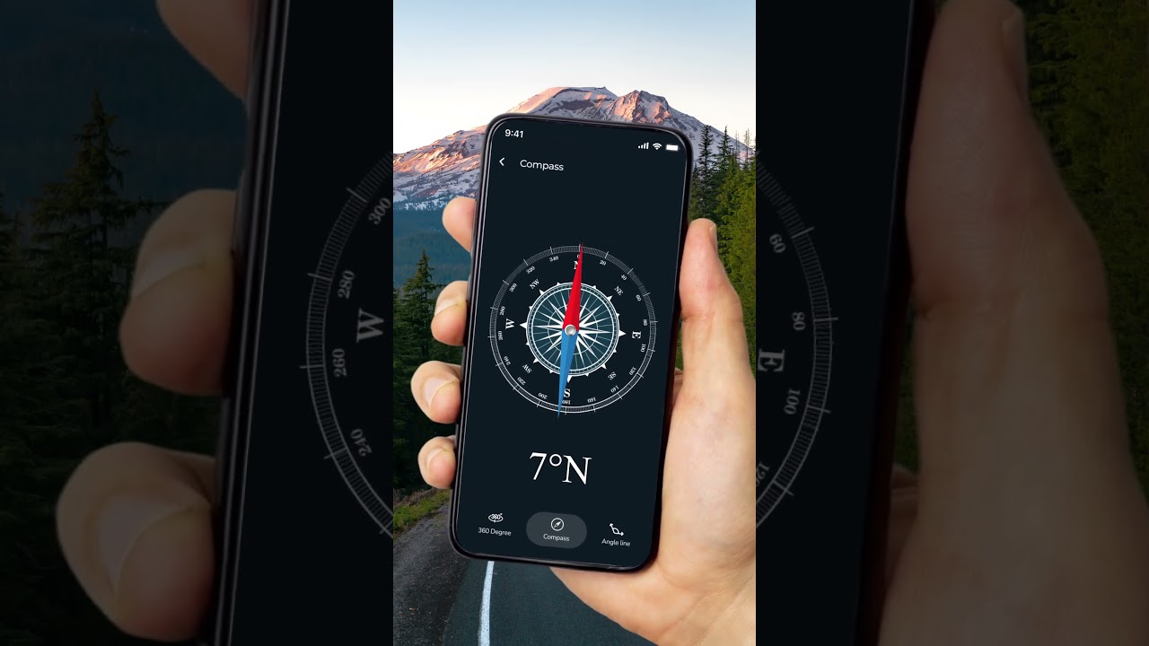 Digital Compass #measurement #measures #ruler #compass