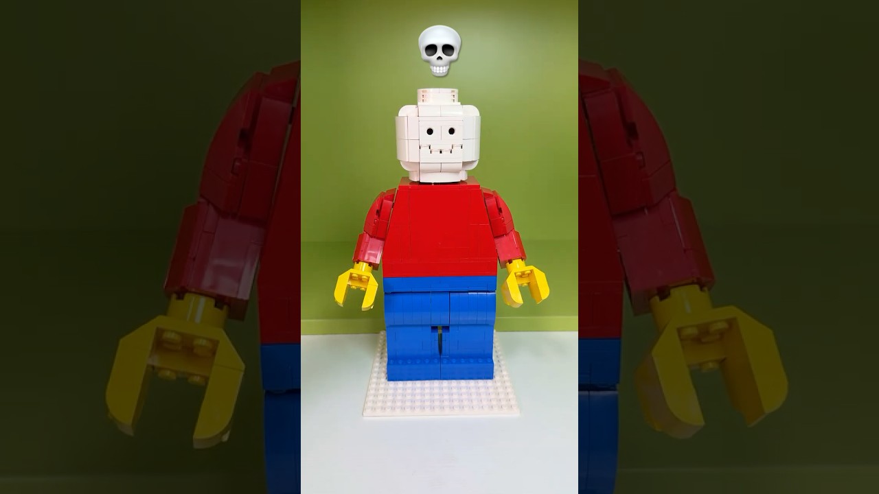 I Turned my LEGO figure into skeleton... #lego#legomoc