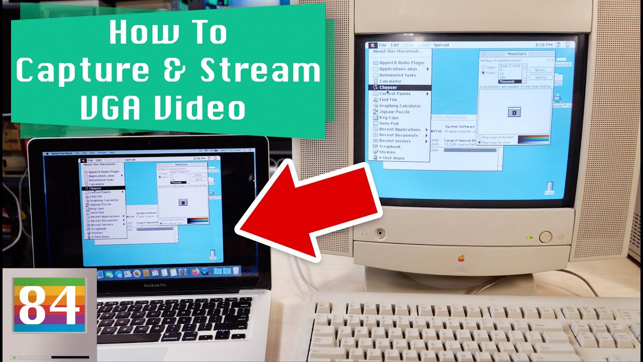 How to Capture & Stream VGA Video from a Vintage Mac or PC for Under $75