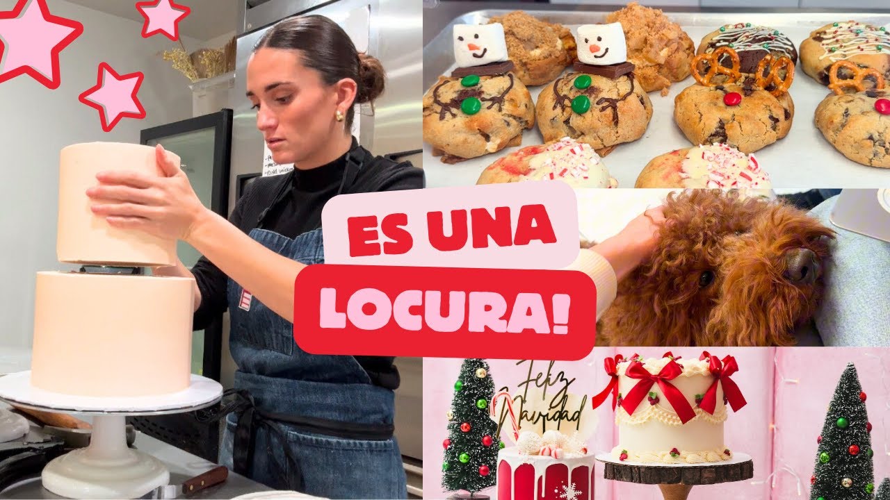 VLOGMAS 🎄 La Temporada Más Loca en la Pastelería + Compras + Decórando 🎁