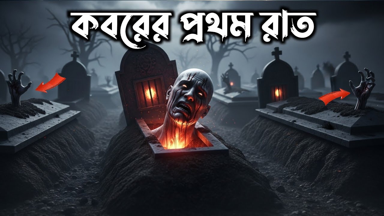 কবরের প্রথম রাত! 😱 মৃত্যুর পর মুনকার-নাকিরের সেই ভয়ঙ্কর সওয়াল-জবাব | Bangla Islamic story |