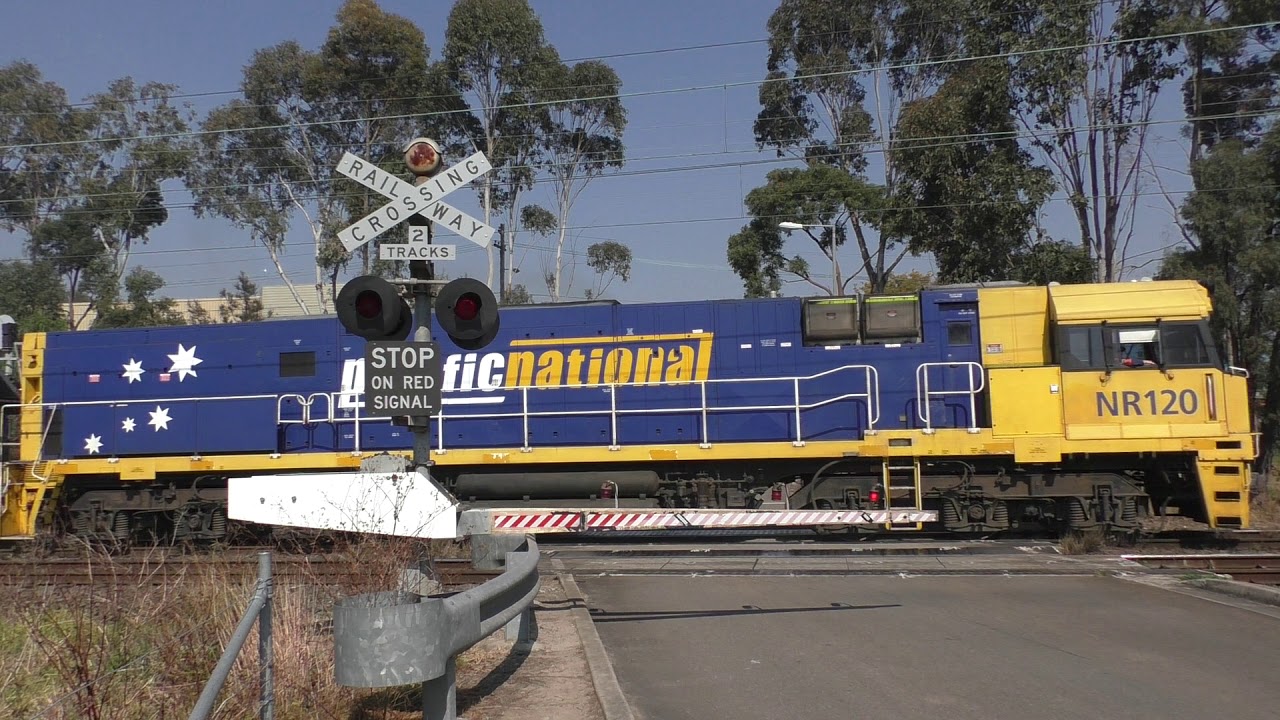 Level Crossing, Greenacre (Enfield Yard) NSW, Australia.