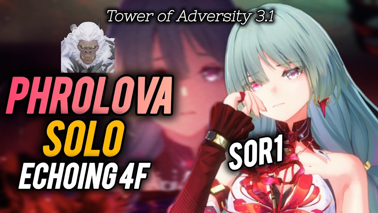 Phrolova Solo | Echoing Tower 4F | Tower of Adversity 3.1 | Wuthering Waves 