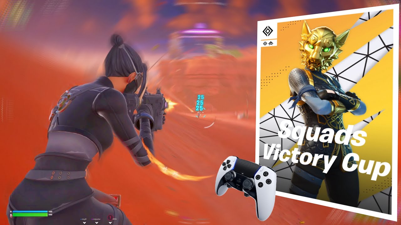 How We Qualified to Fortnite Squad Victory Cup Finals | PS5 | 4K 120 FPS