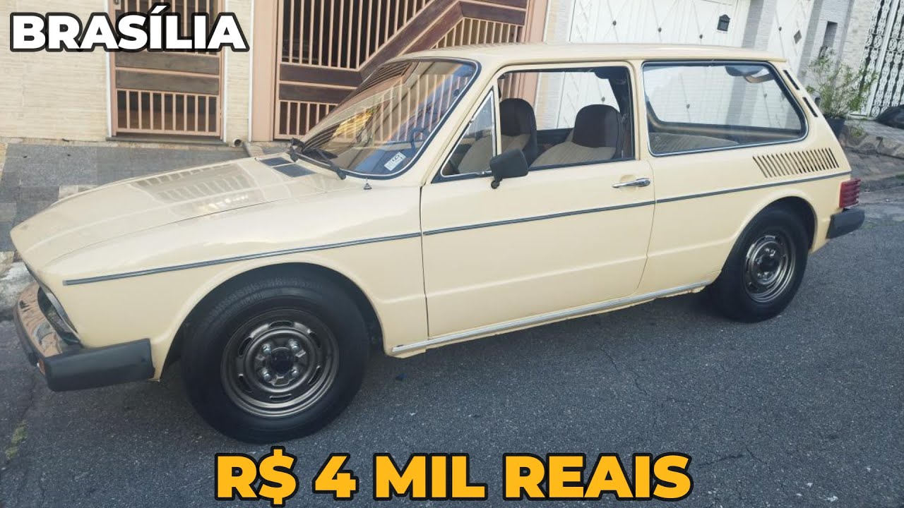VOLKSWAGEN BRASÍLIA À VENDA A PARTIR DE 4 MIL REAIS