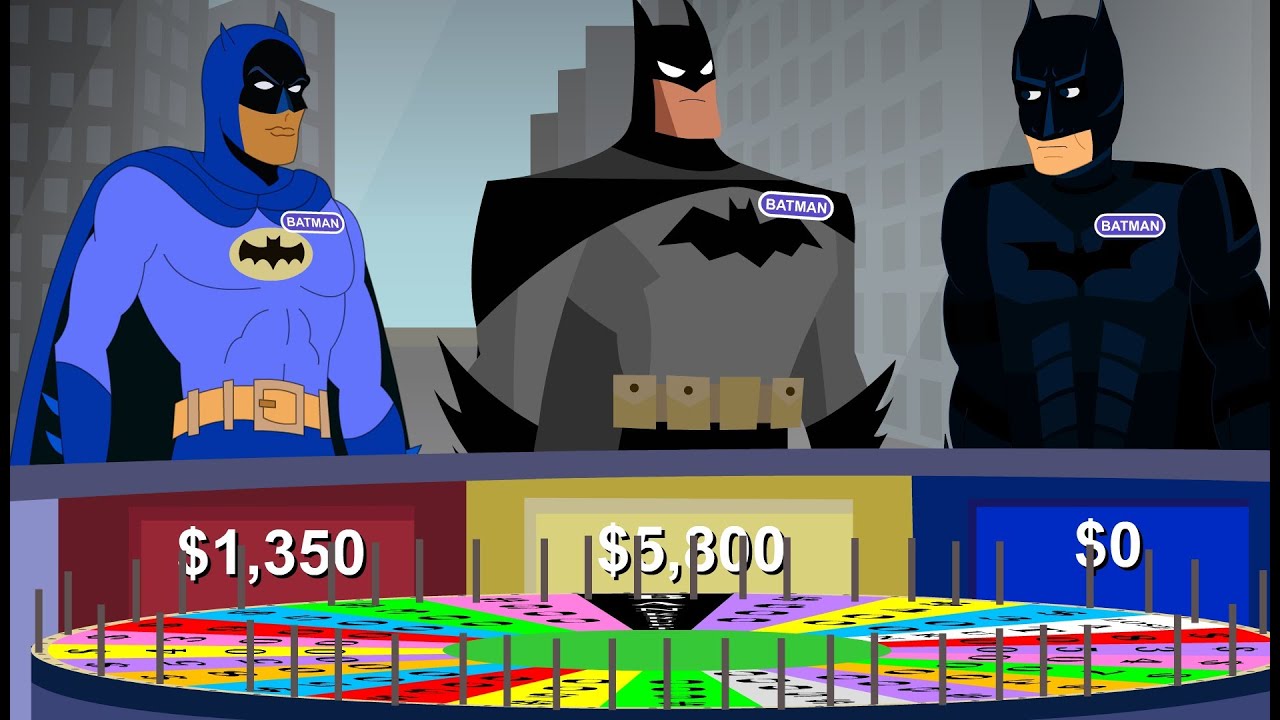 Wheel of Fortune Re-enacted by Batman