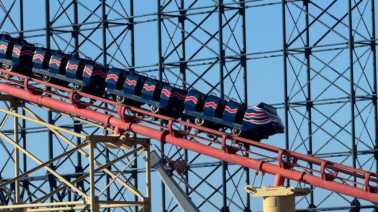 Blackpool Pleasure Beach - The BigOne Testing - 24th February 2025