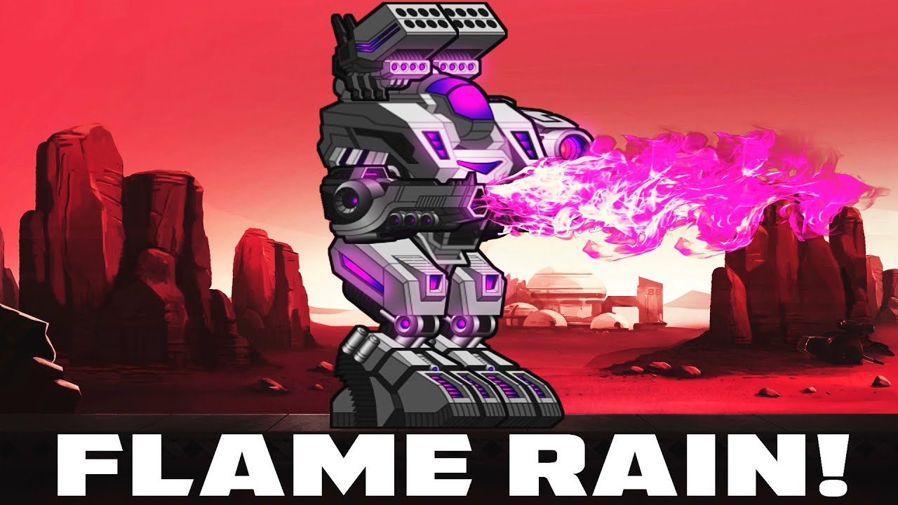 🔥⚔️BUILD MEGA FLAME RAIN IS HERE!!  MAXIMUM ENERGY/HEAT CAPACITY! ⚔️ ▏SUPER MECHS ­ ­­ ▏⚔️🔥