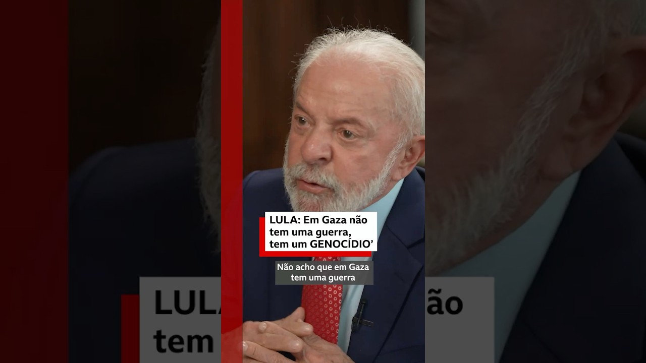 🗣️🇮🇱🇵🇸 Lula sobre Gaza: 'Eu acho que isso &eacute; um genoc&iacute;dio e que n&atilde;o pode continuar'
