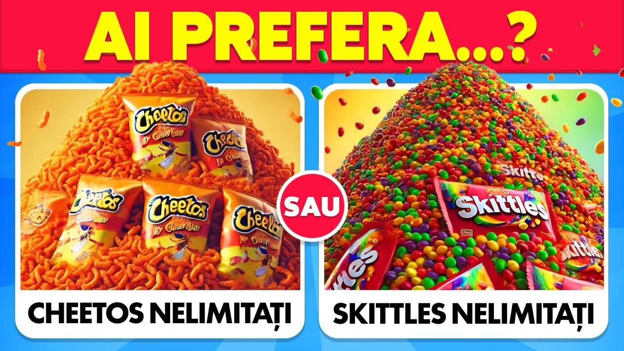 Ai Prefera...? Ediția M&acirc;ncare Sărată vs Dulce 🍟🍧