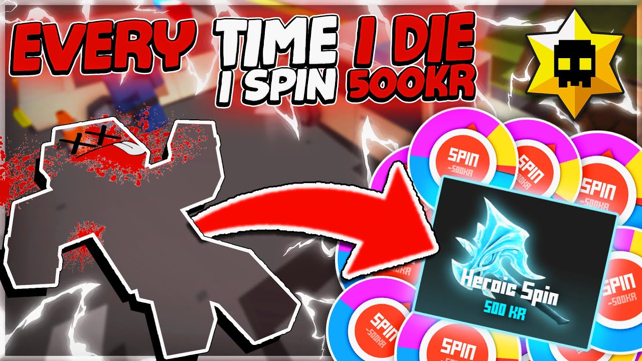 Krunker, но каждый раз, когда я умираю, я делаю KR Spin!