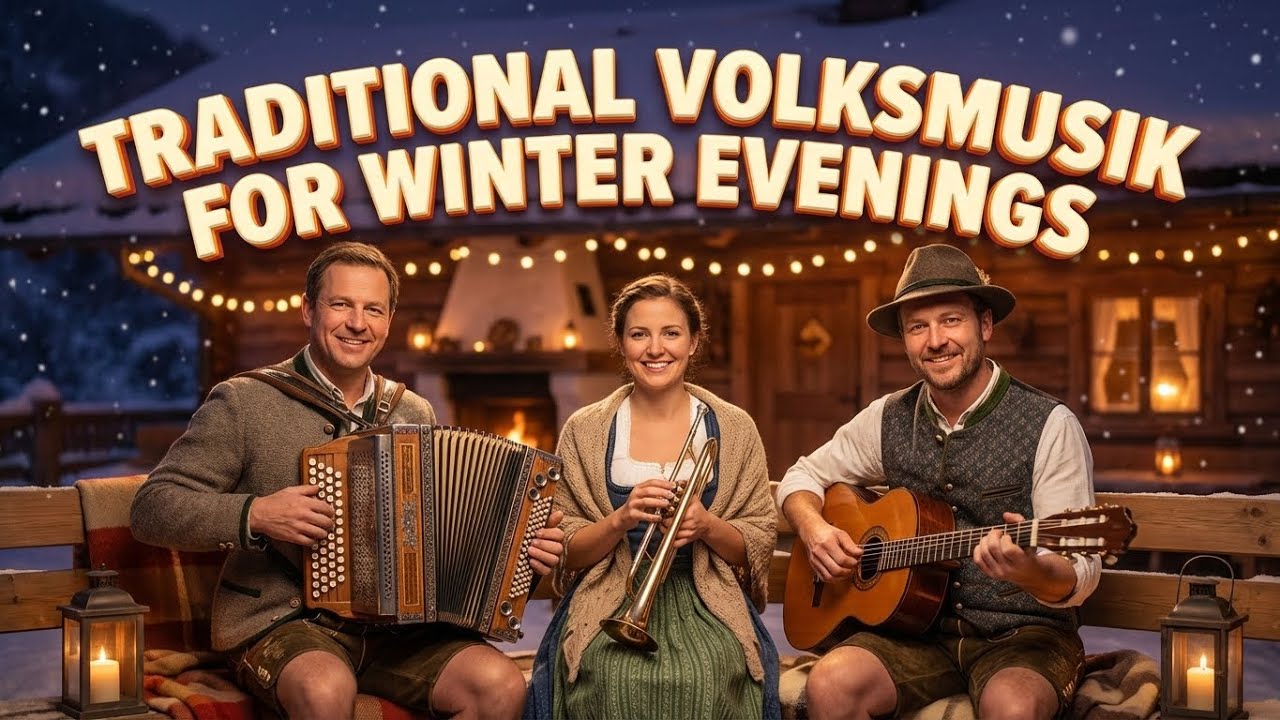 🎻 Traditional Volksmusik for Winter Evenings — Alpine Folk & Schlager 🎵