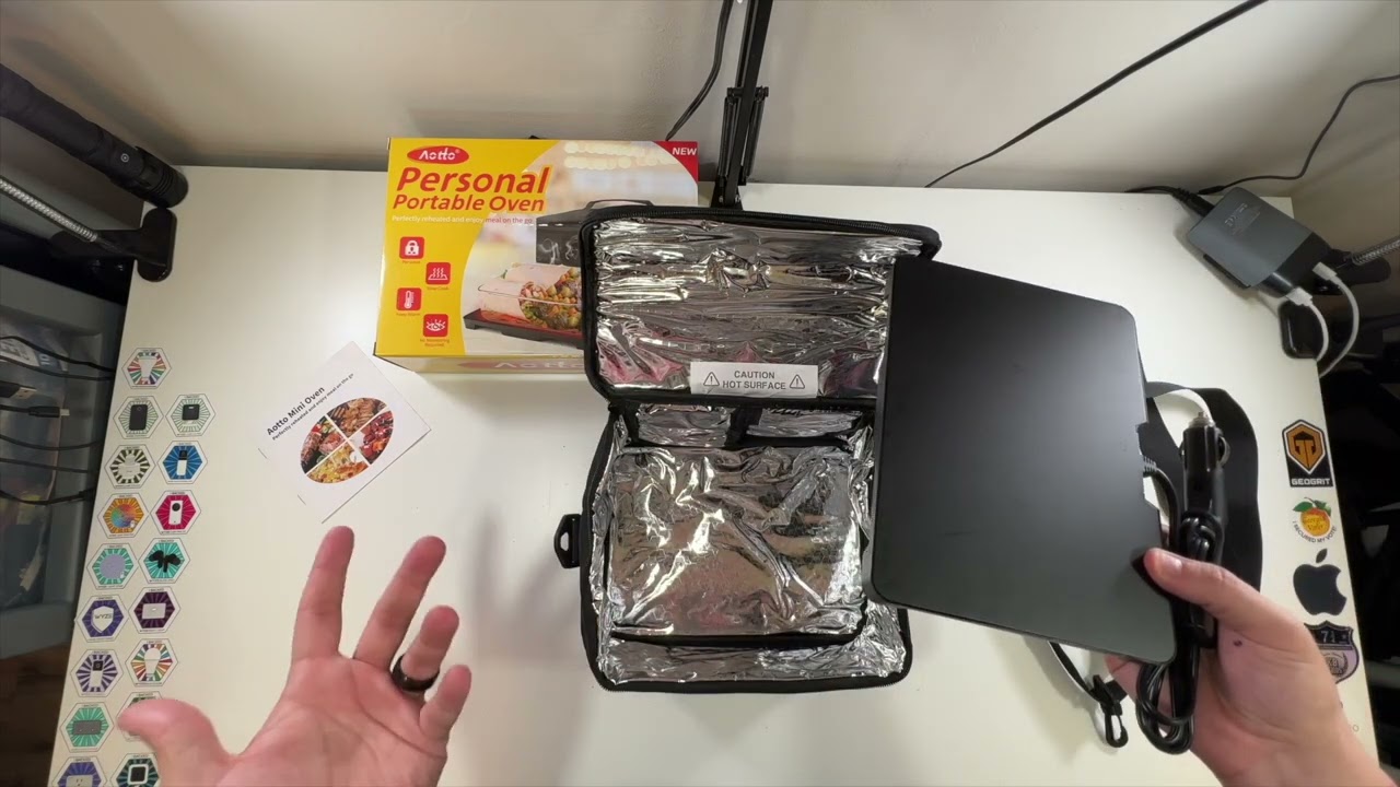 AOTTO Personal Portable Oven 12V 24V Food Warmer Unboxing