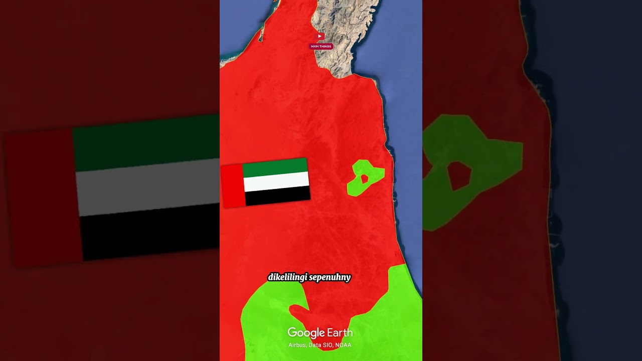 The Strange Border of UAE and Oman