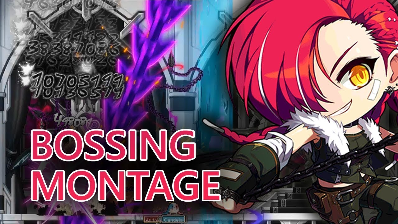 MapleStory Lv220 Cadena Bossing Montage