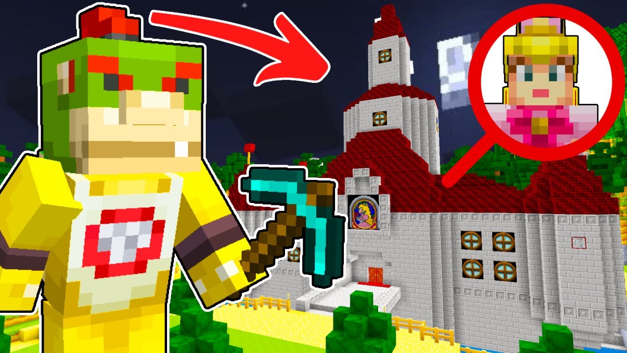 Sneaking PEACHETTE Out Of Peach's Castle! ⛏️🚨 Minecraft Nintendo Fun House [50]