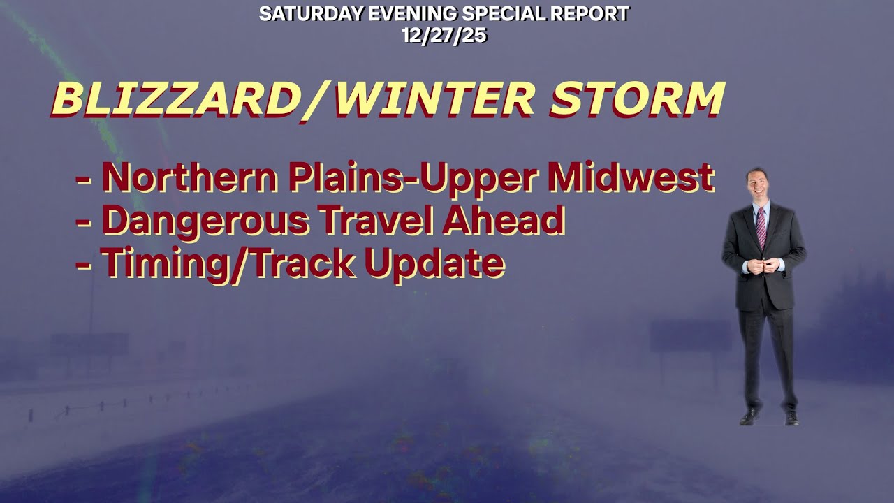 СНЕЖНАЯ БУРЯ — Надвигающаяся буря надвигается на северные равнины — Где она нацелилась