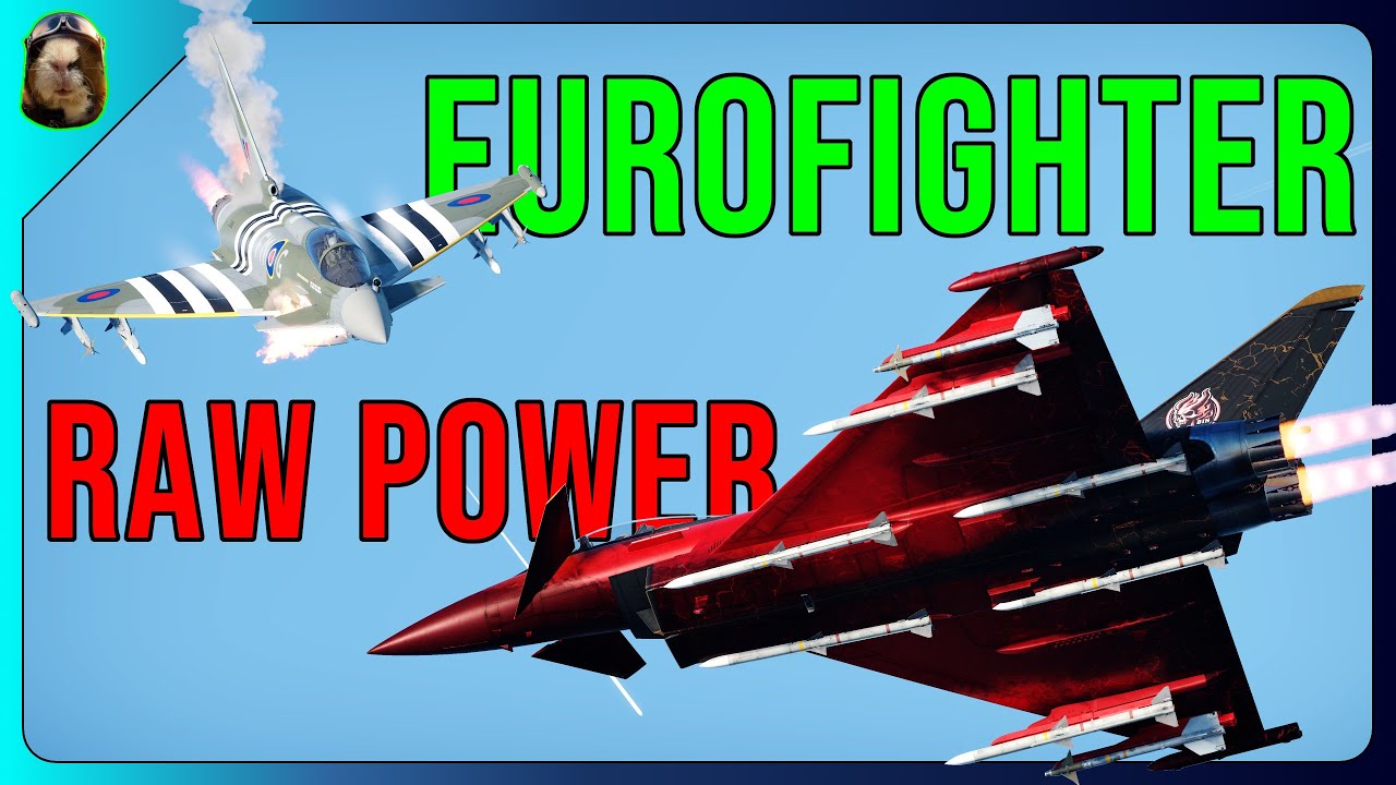 Использование безумной мощи истребителя Eurofighter Typhoon