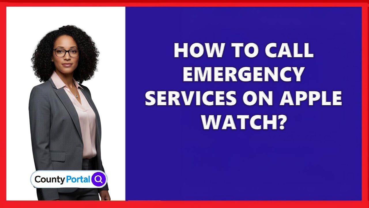 How To Call Emergency Services On Apple Watch?