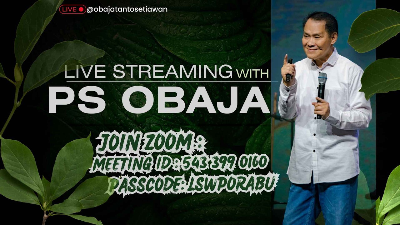 BAGAIMANA KITA BISA HIDUP DIAKHIR JAMAN INI | Live Streaming With Ps Obaja | Ps Obaja TS | 11-3-2026