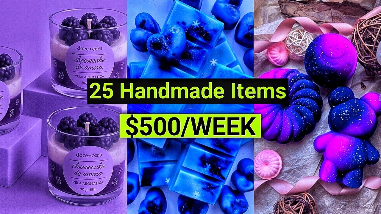 25 Handmade Products That Can Make $500 Per Week