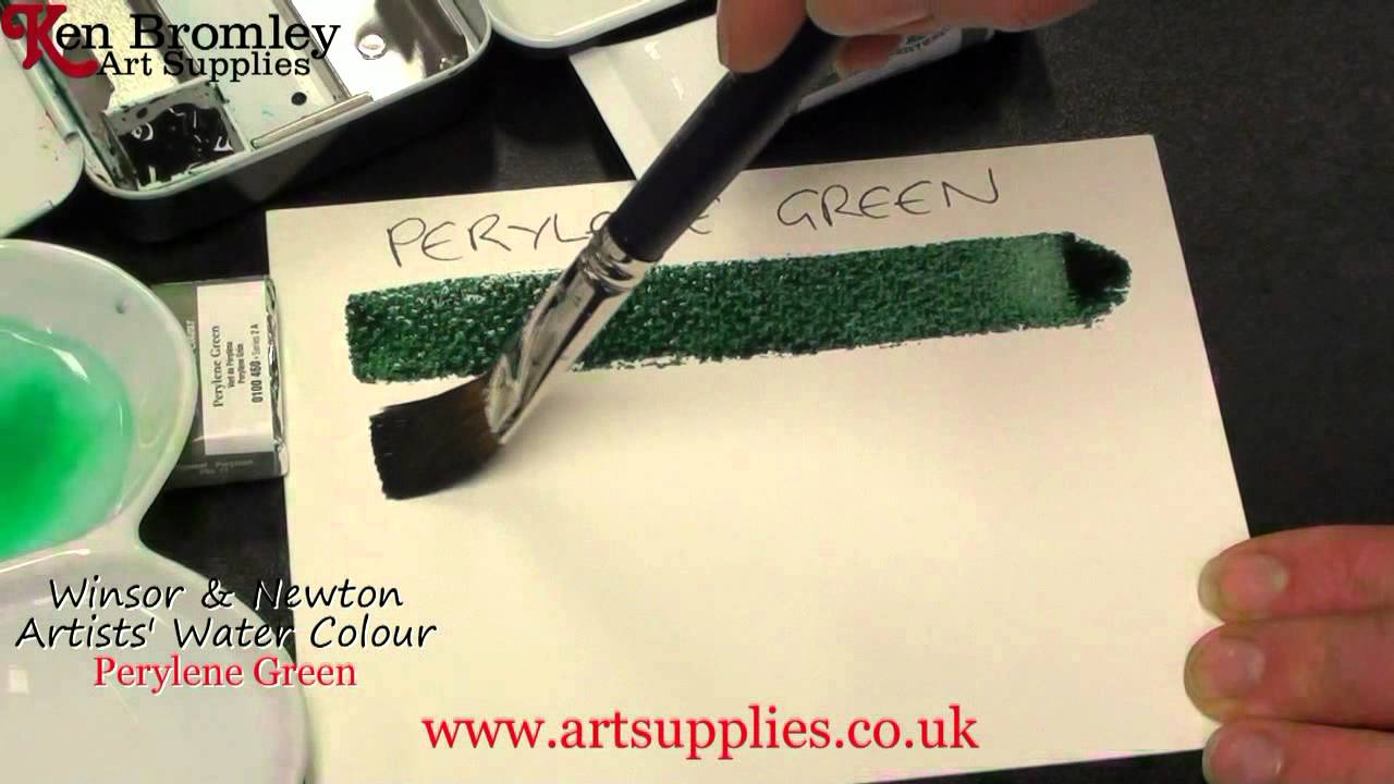 Winsor & Newton Artists' Water Colour paint Perylene Green 460 Series 2