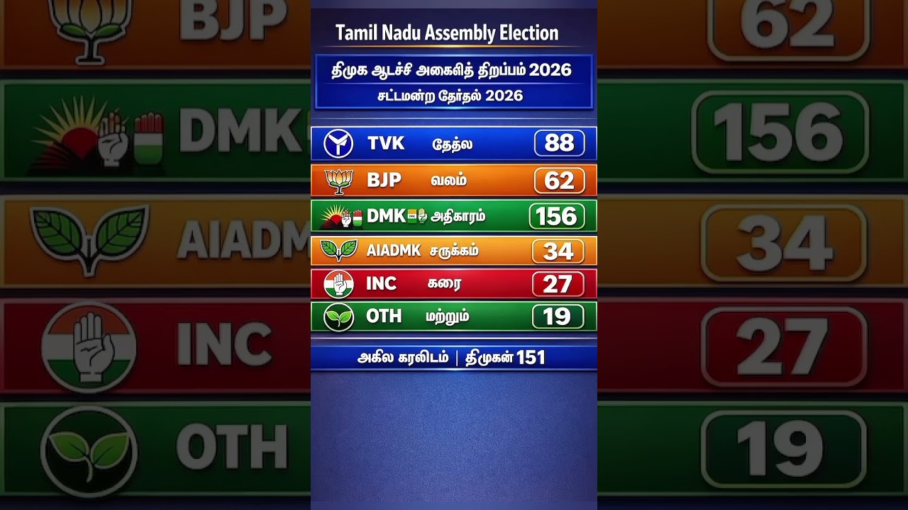 Tamil Nadu assembly election 2026!!Who will win this election 2026? #tamilnadu #politics