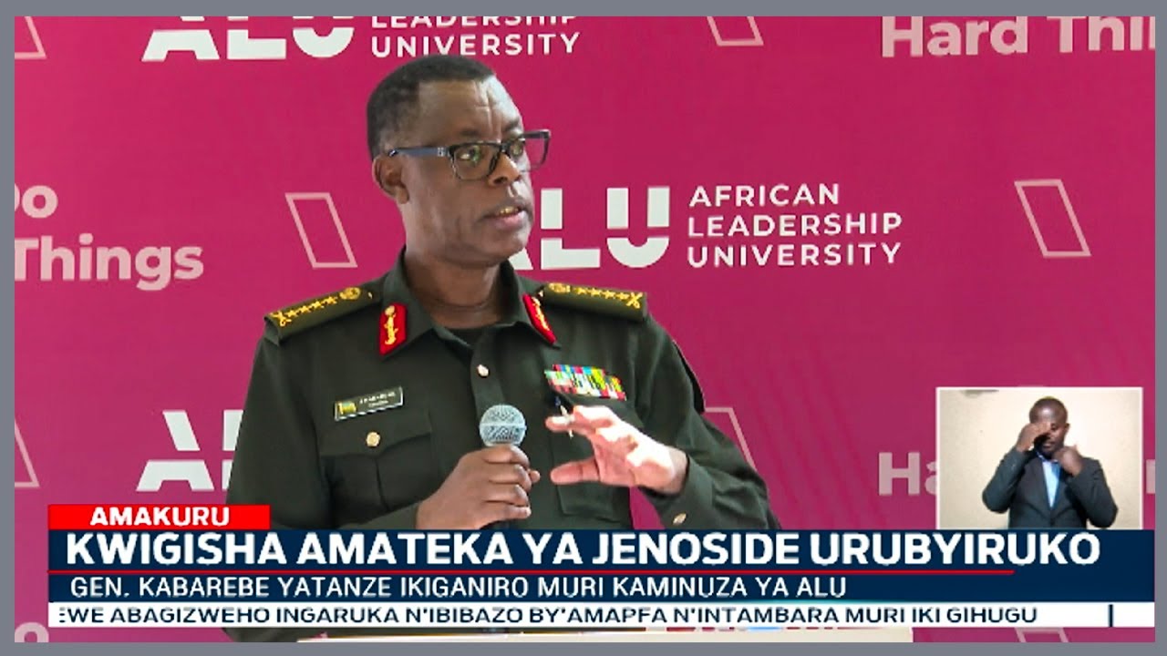 Gen. Kabarebe yasabye urubyiruko rwiga muri ALU gukora rufite intego
