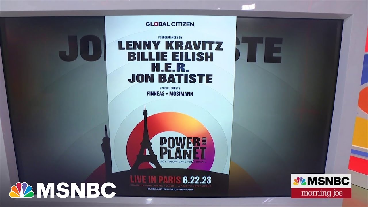Global Citizen's Power Our Planet event is set for Paris