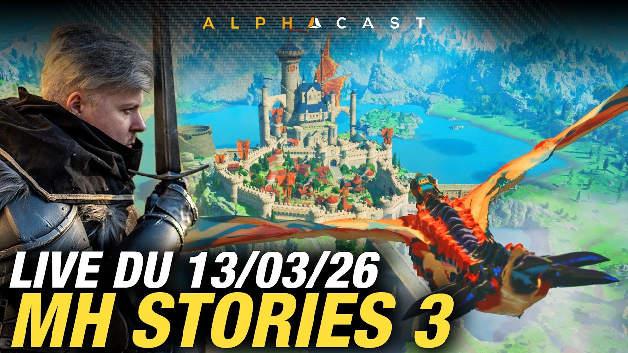 VOD ► DECOUVERTE DE MONSTER HUNTER STORIES 3 (c'est un banger) - Live du 13/03/2026