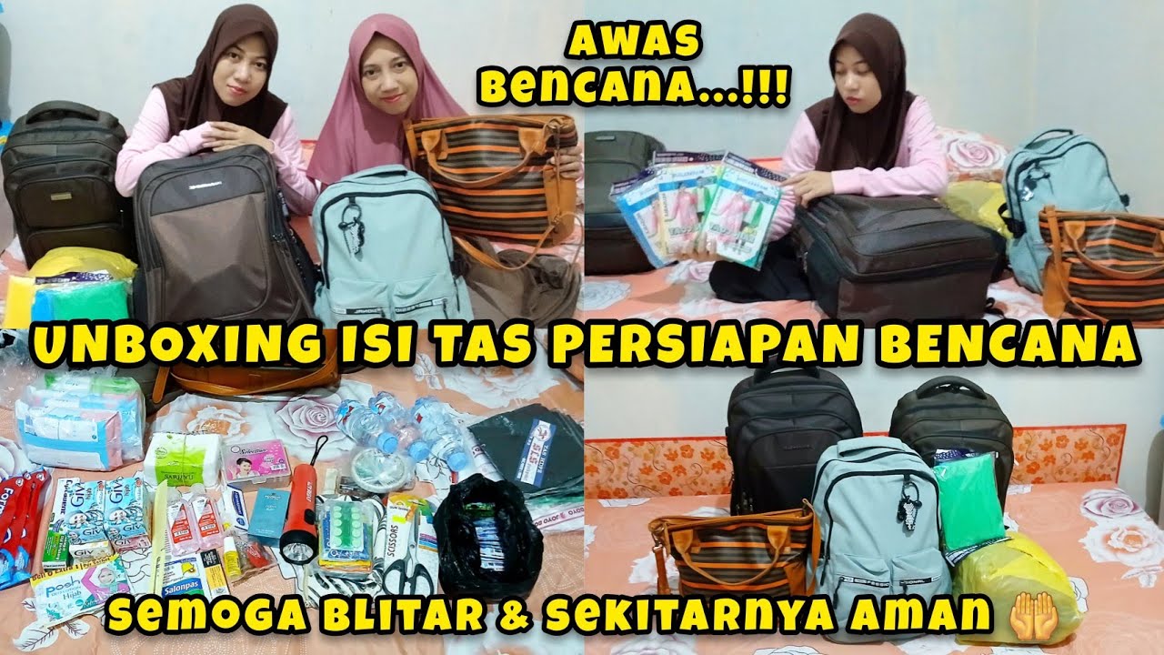 BELANJA PERSIAPAN BENCANA || APA AJA ISI TASNYA ???