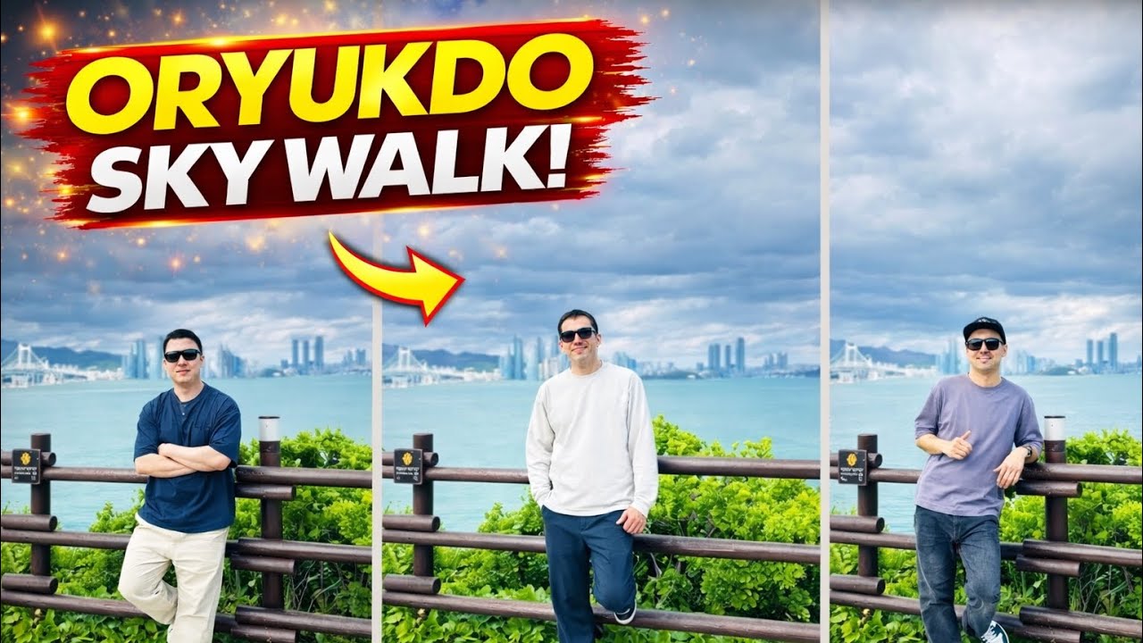 Oryukdo Sky Walk Busan Korea 🇰🇷part 2#epskorealife 