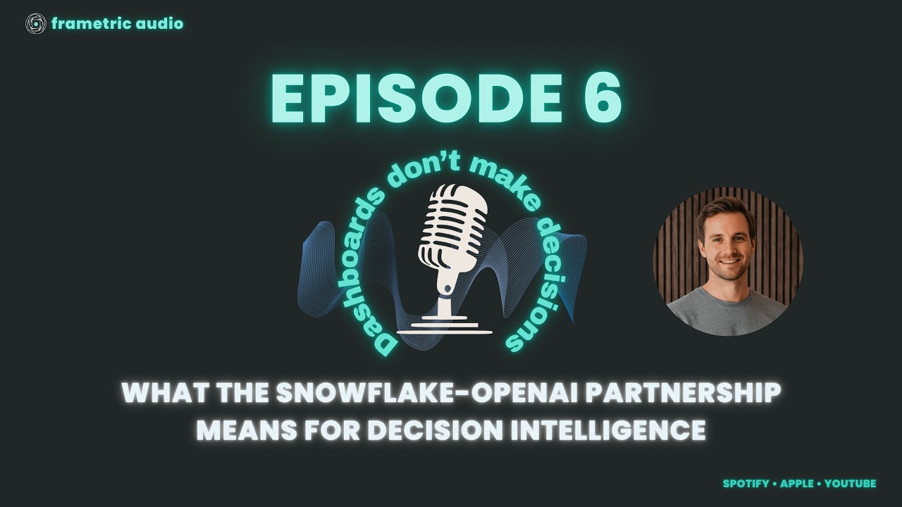 Ep 6: What the Snowflake-OpenAI partnership means for decision intelligence