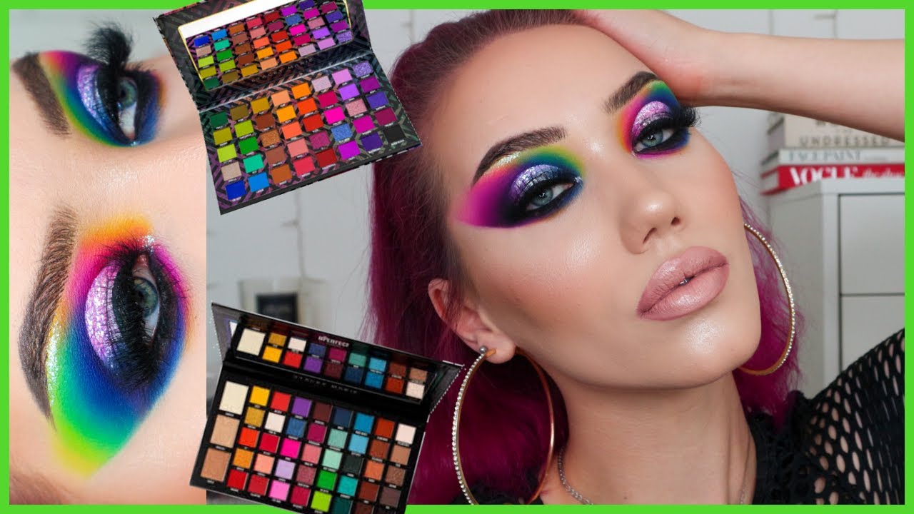 Радужный ореол для глаз с использованием палетки теней Carnival XL Pro + Love Tahiti | MAKEMEUPMISSA