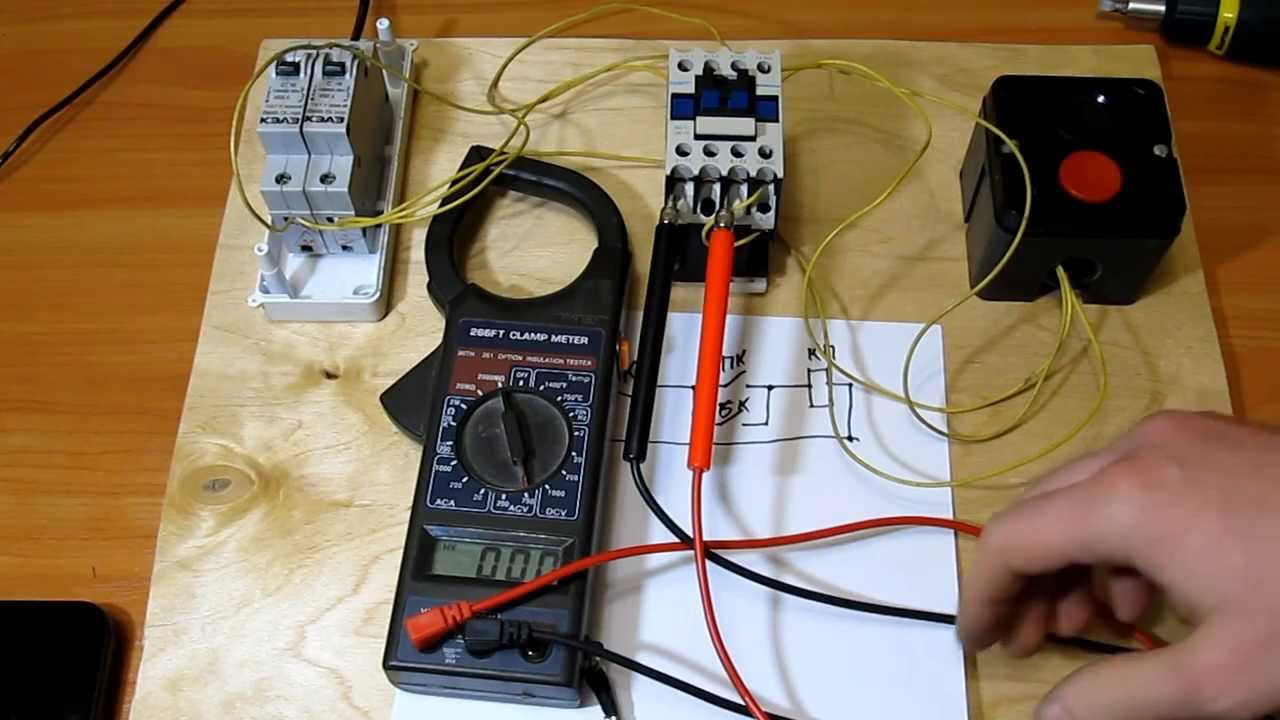 Как правильно собрать самоподхватную схему пускателя