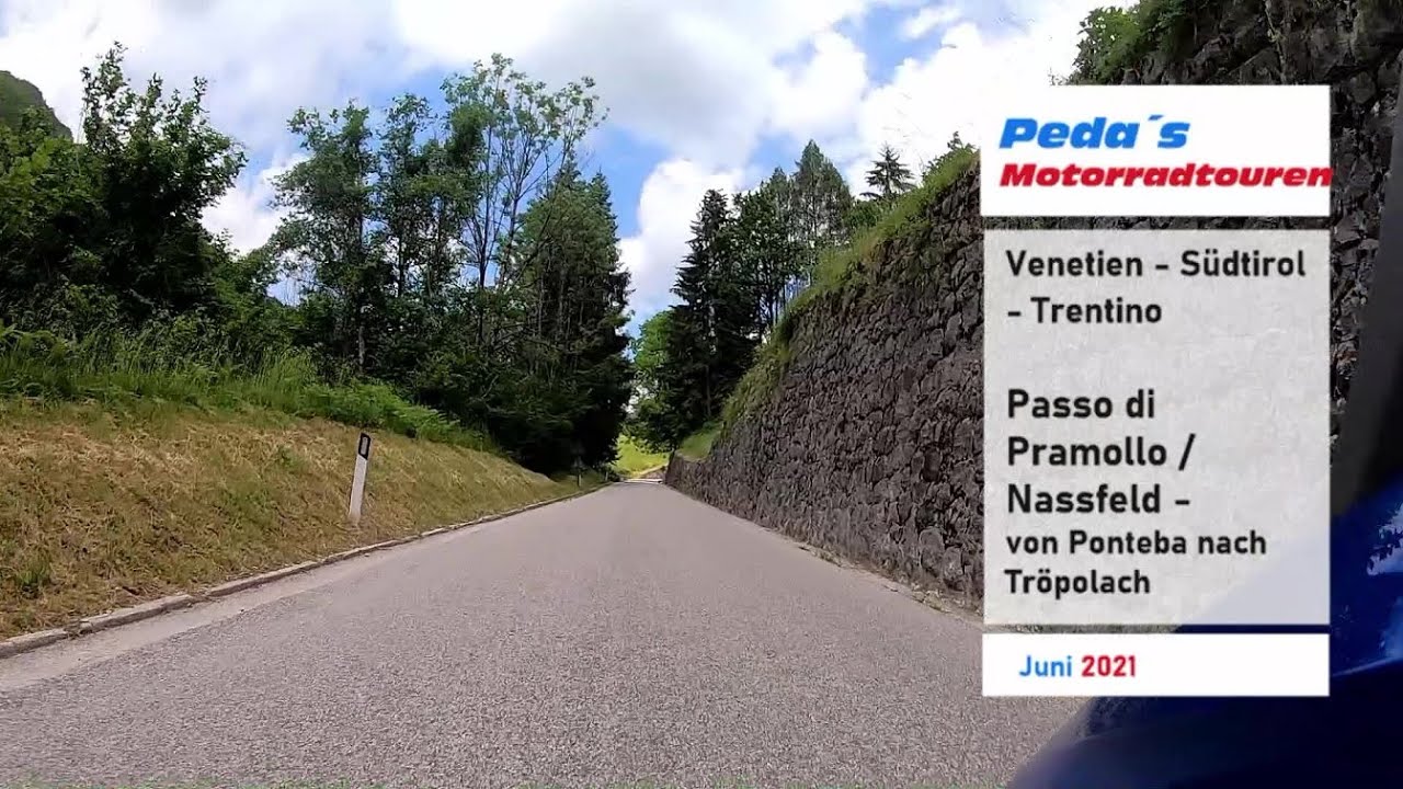 Passo di Pramollo - Nassfeld mit dem Motorrad