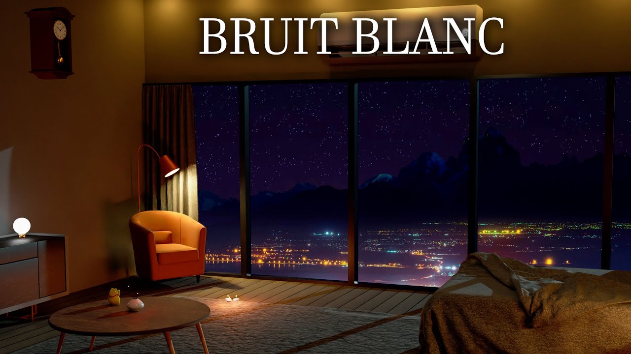 Bruit Blanc pour Dormir, Climatiseur 11 Heures - Son Relaxant