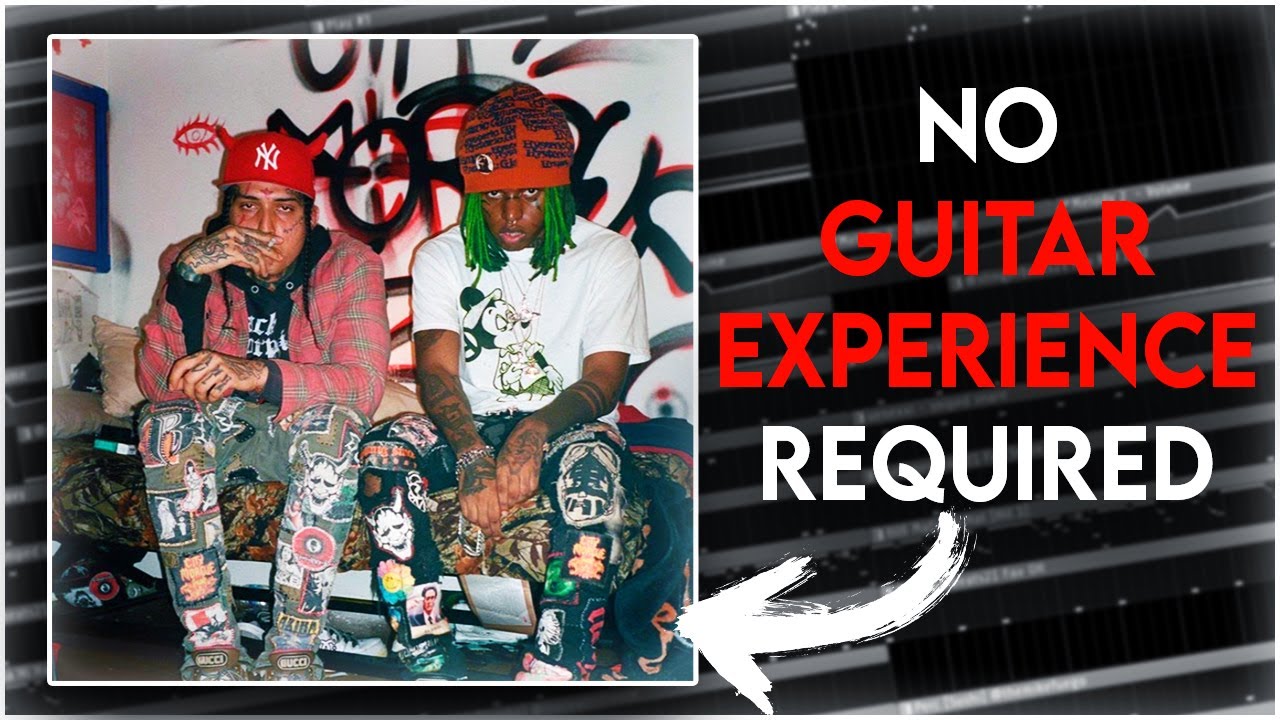 Easiest Way To Make Trap Metal Guitars From Scratch | For Beginners!