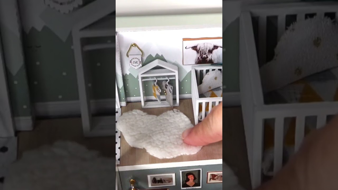 ✨😊💛 Mini house baby nursery room complete 