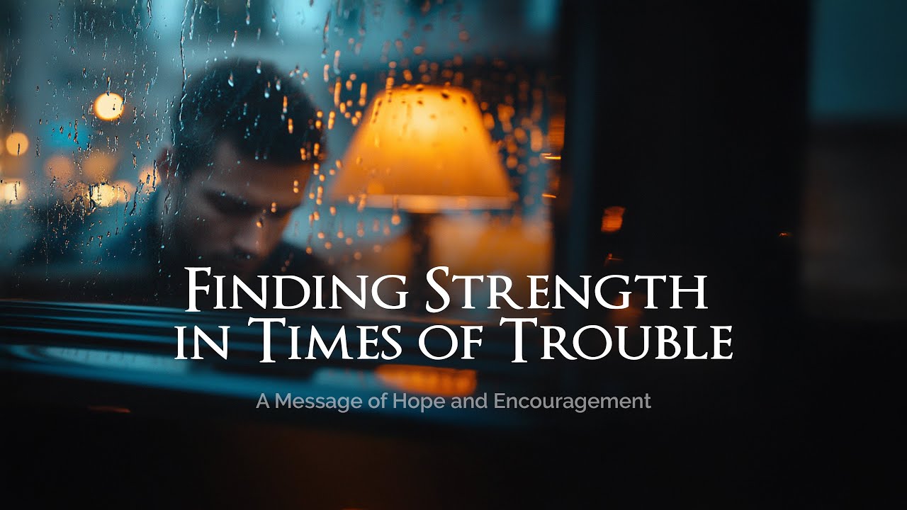 FINDING STRENGTH IN HARD TIMES | Encouraging Christian Motivation (Psalm 9:9-10)