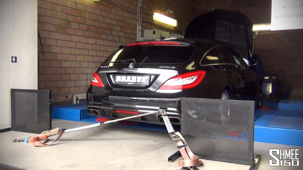 Brabus CLS 850 Shooting Brake on the Dyno - Epic Sounds