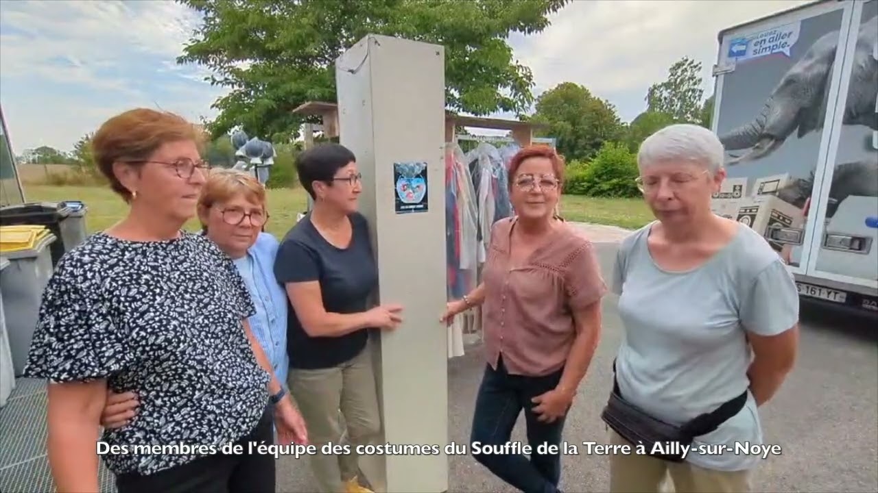 Somme : les costumes du Souffle de la Terre sont en place à Ailly-sur-Noye
