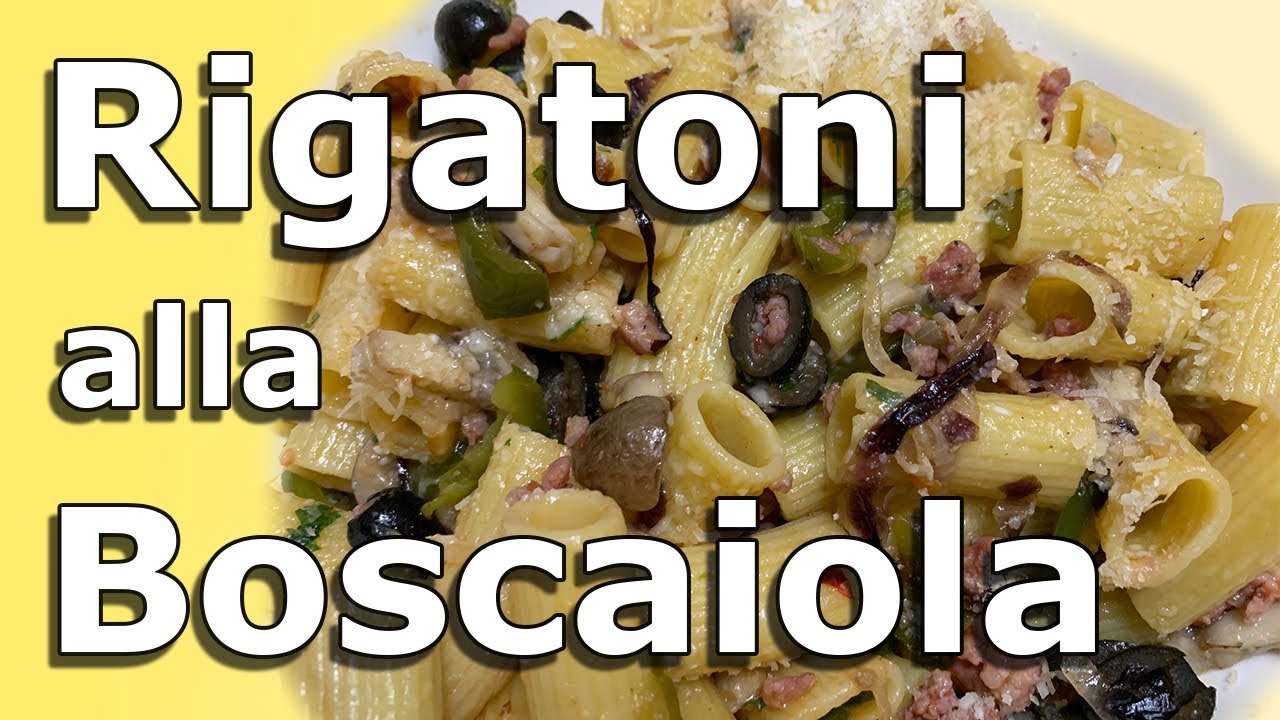 Rigatoni alla Boscaiola